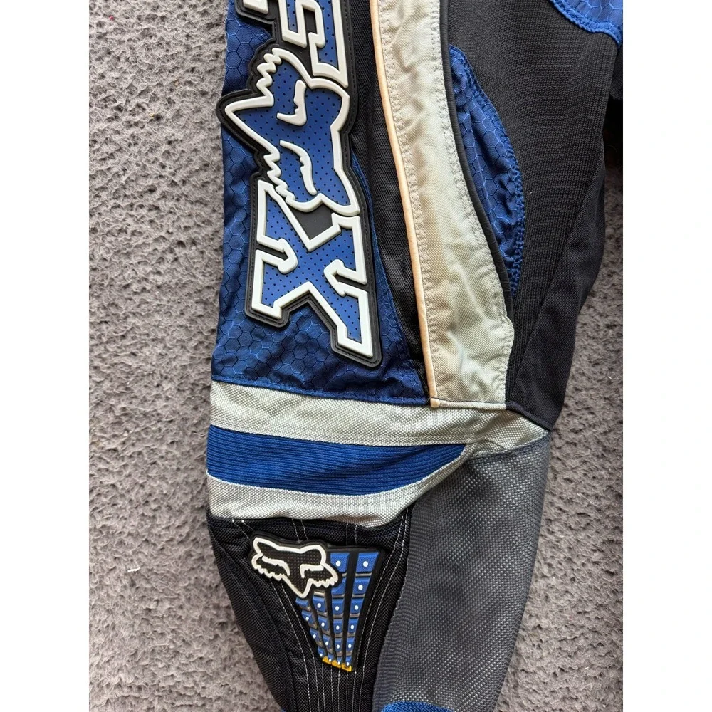 Vintage Y2k Fox Racing 360 Performance Motocross Pants Blue Black Mens Size 38